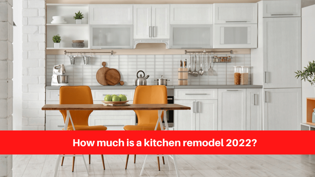 How much is a kitchen remodel 2022