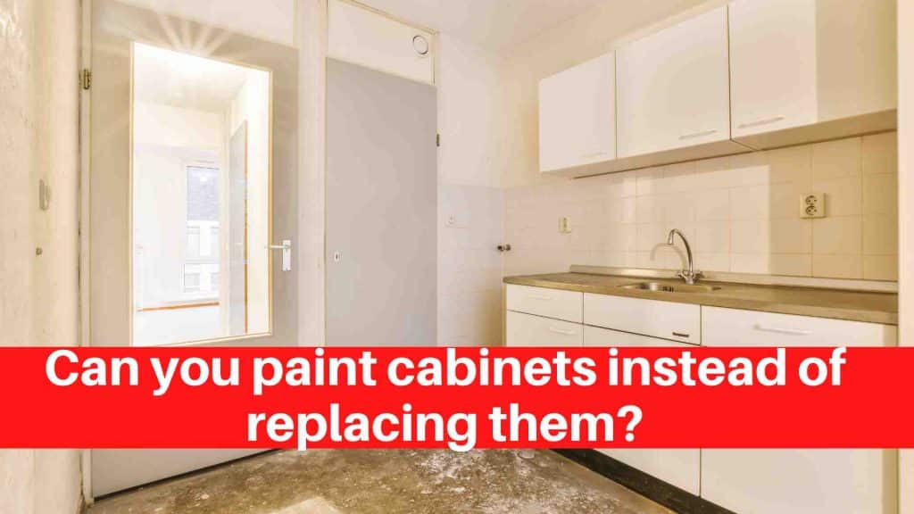 Can you paint cabinets instead of replacing them